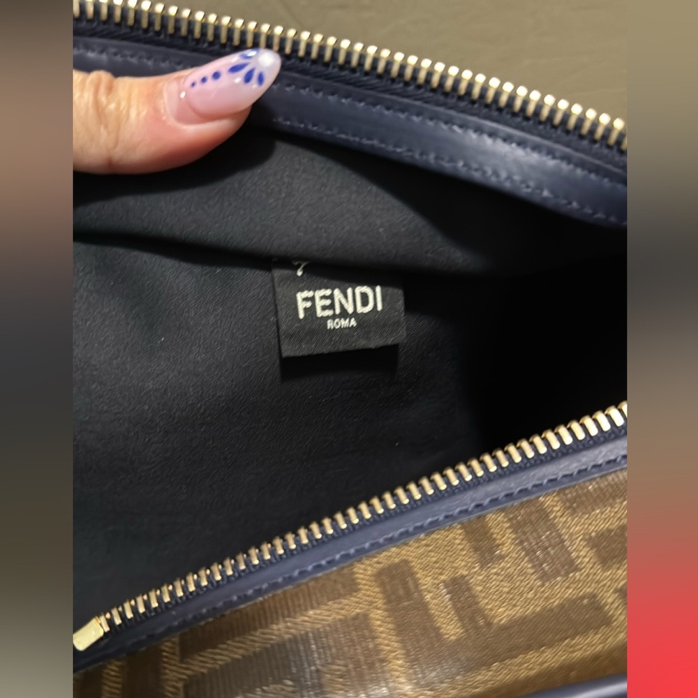 Authentic Fendi x FILA FendiMania Zucca Logo Clutch Pouch w/ COA & Dust Bag - Picture 6 of 11